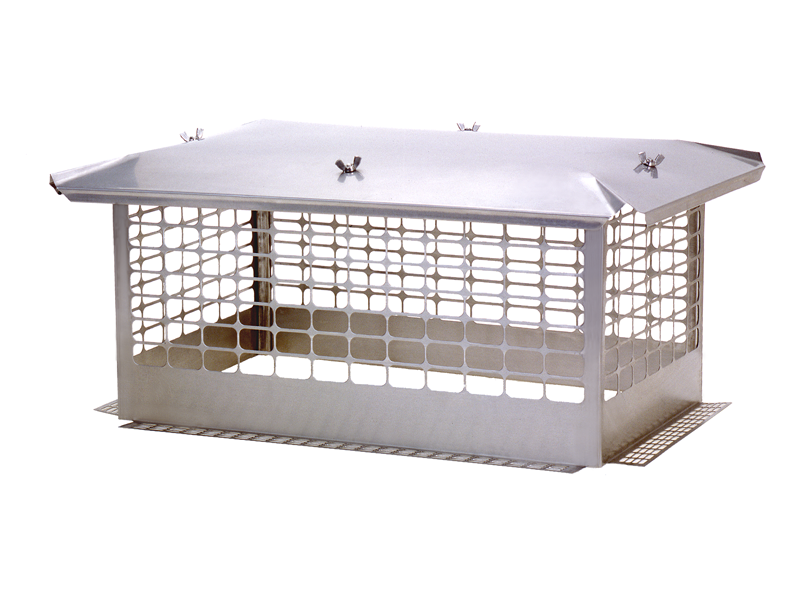 Multi-Flue Cement Down Chimney Cap – Check Your Size! (Fits 13x13 To 13x60)